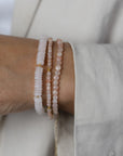 Roze armbanden set 