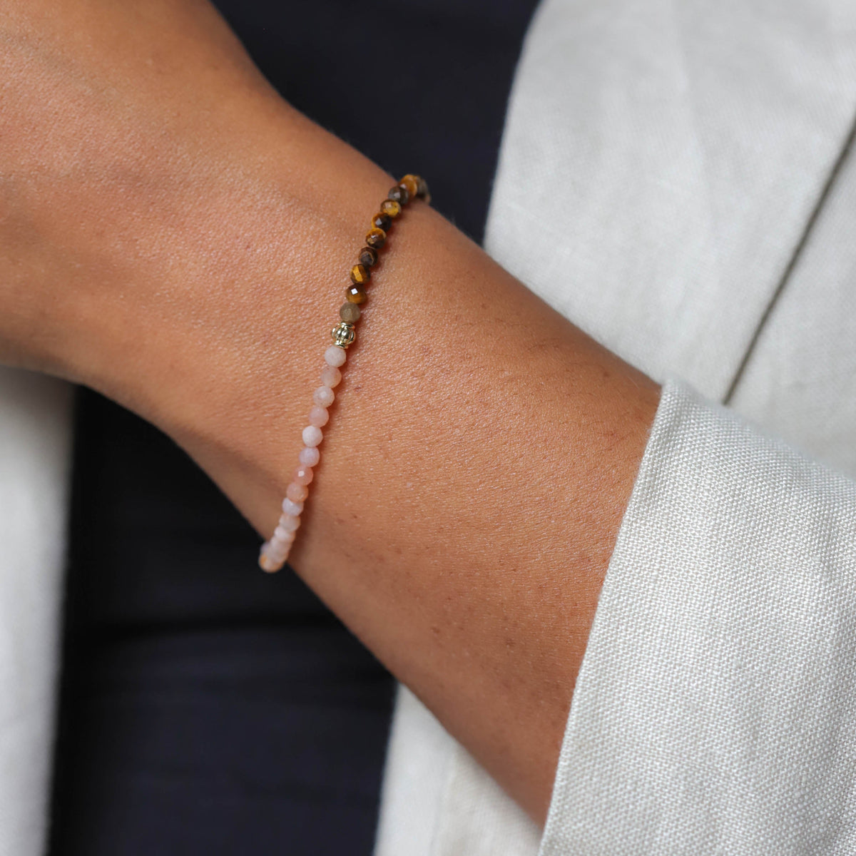 tijgeroog en maansteen armband jaylaa