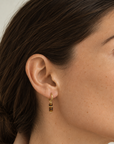 oorbellen tijgeroog goude van Jaylaa jewelry
