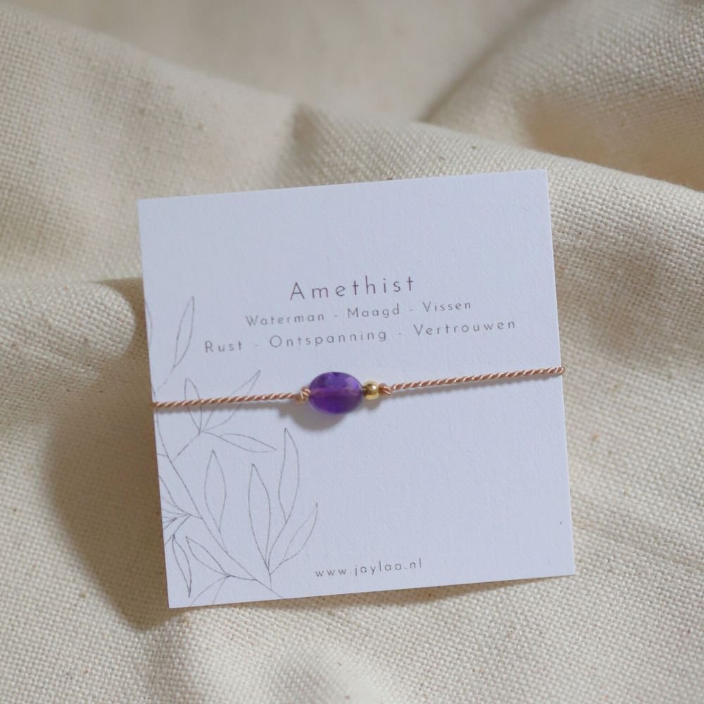 amethist armbandje