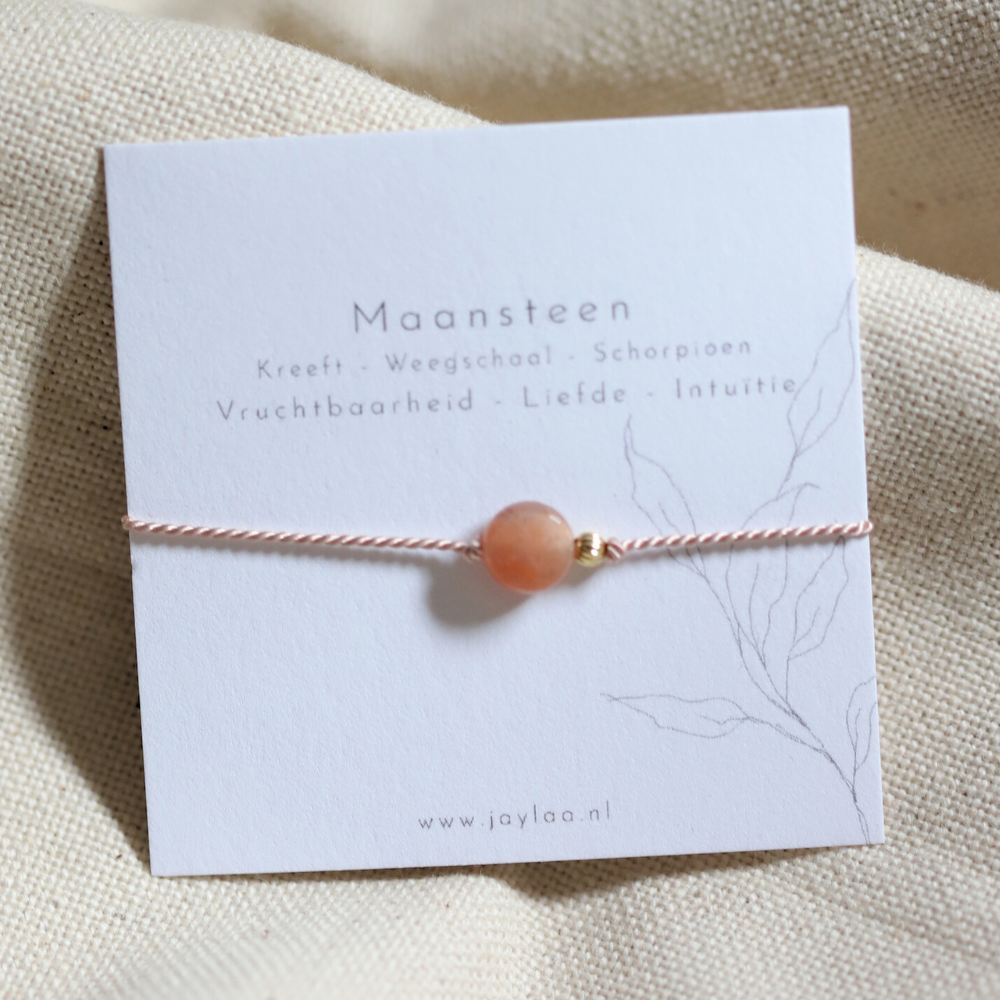 maansteen armband