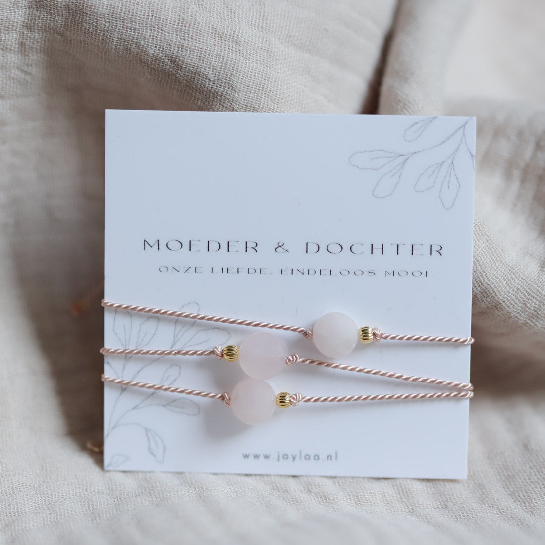 moeder en dochters armbanden set