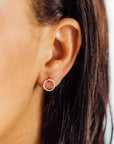 Studs || Bubble round 925 sterling zilver
