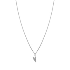 zilveren ketting met hartje