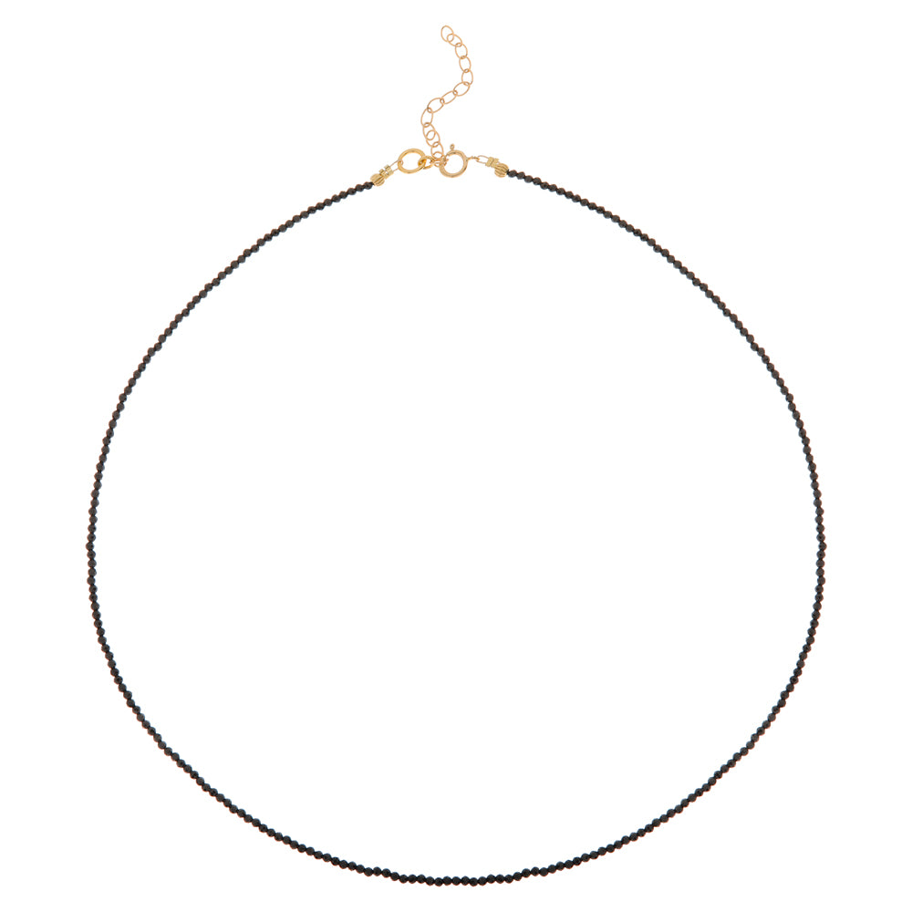 Korte Onyx kralen ketting
